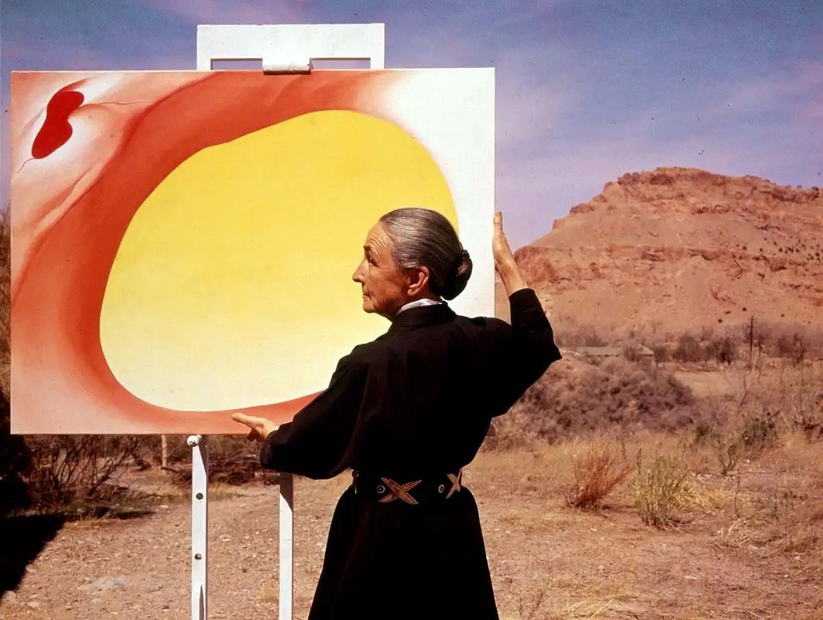 The inextricable art lives of Georgia O’Keeffe and Yayoi Kusama
